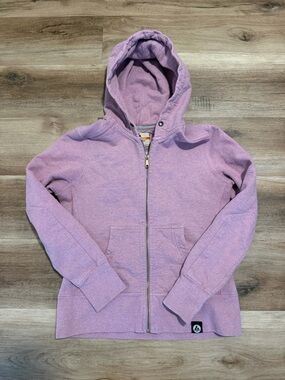 American Giant Heavyweight Hoodie Womens Medium Magenta Purple Full Zip